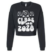 Class Of 2028 Kindergarten Cropped Pullover Crew