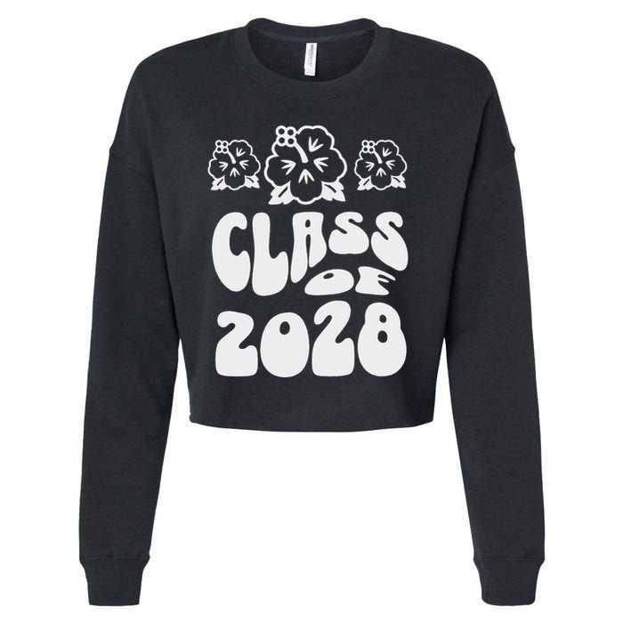 Class Of 2028 Kindergarten Cropped Pullover Crew