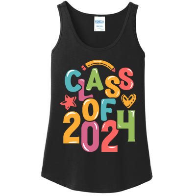 Class Of 2024 Celebration Graphic Ladies Essential Tank