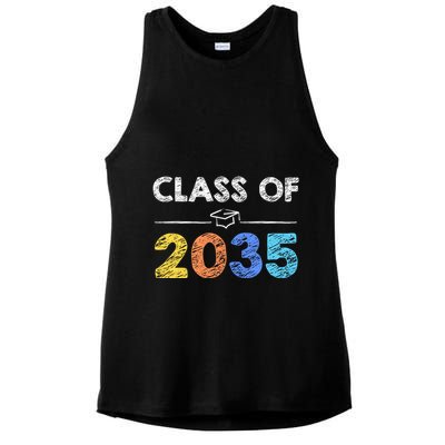 Class Of 2035 Future Graduate Ladies PosiCharge Tri-Blend Wicking Tank