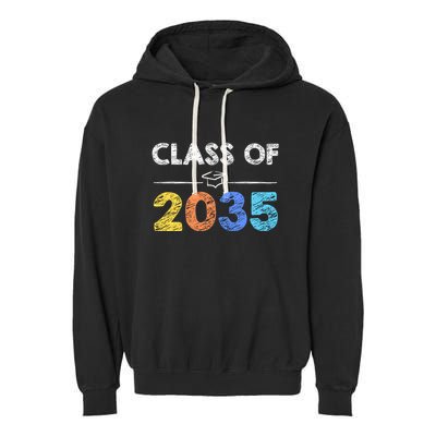 Class Of 2035 Future Graduate Garment-Dyed Fleece Hoodie