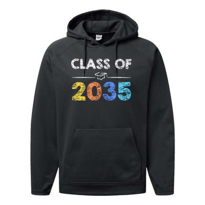 Class Of 2035 Future Graduate Performance Fleece Hoodie