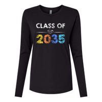 Class Of 2035 Future Graduate Womens Cotton Relaxed Long Sleeve T-Shirt