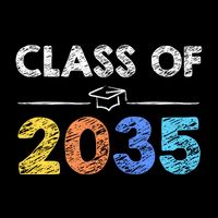 Class Of 2035 Future Graduate 7-Panel Snapback Hat