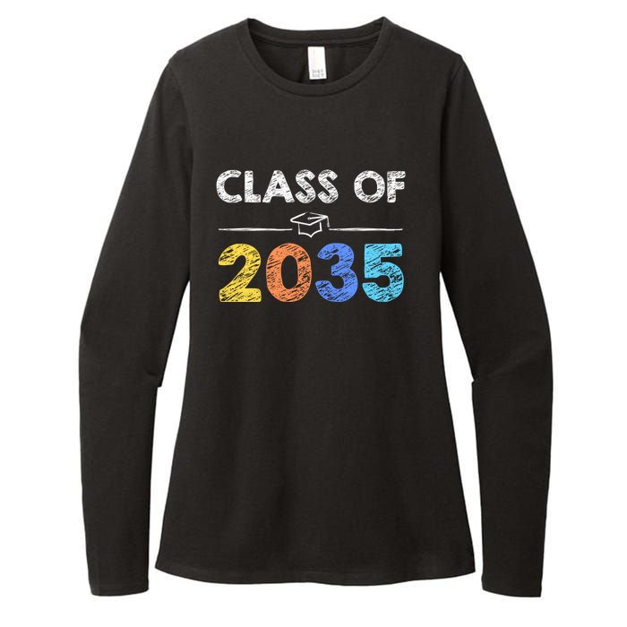 Class Of 2035 Future Graduate Womens CVC Long Sleeve Shirt