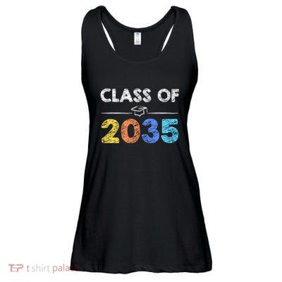 Class Of 2035 Future Graduate Ladies Essential Flowy Tank