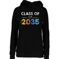 Class Of 2035 Future Graduate Womens Funnel Neck Pullover Hood