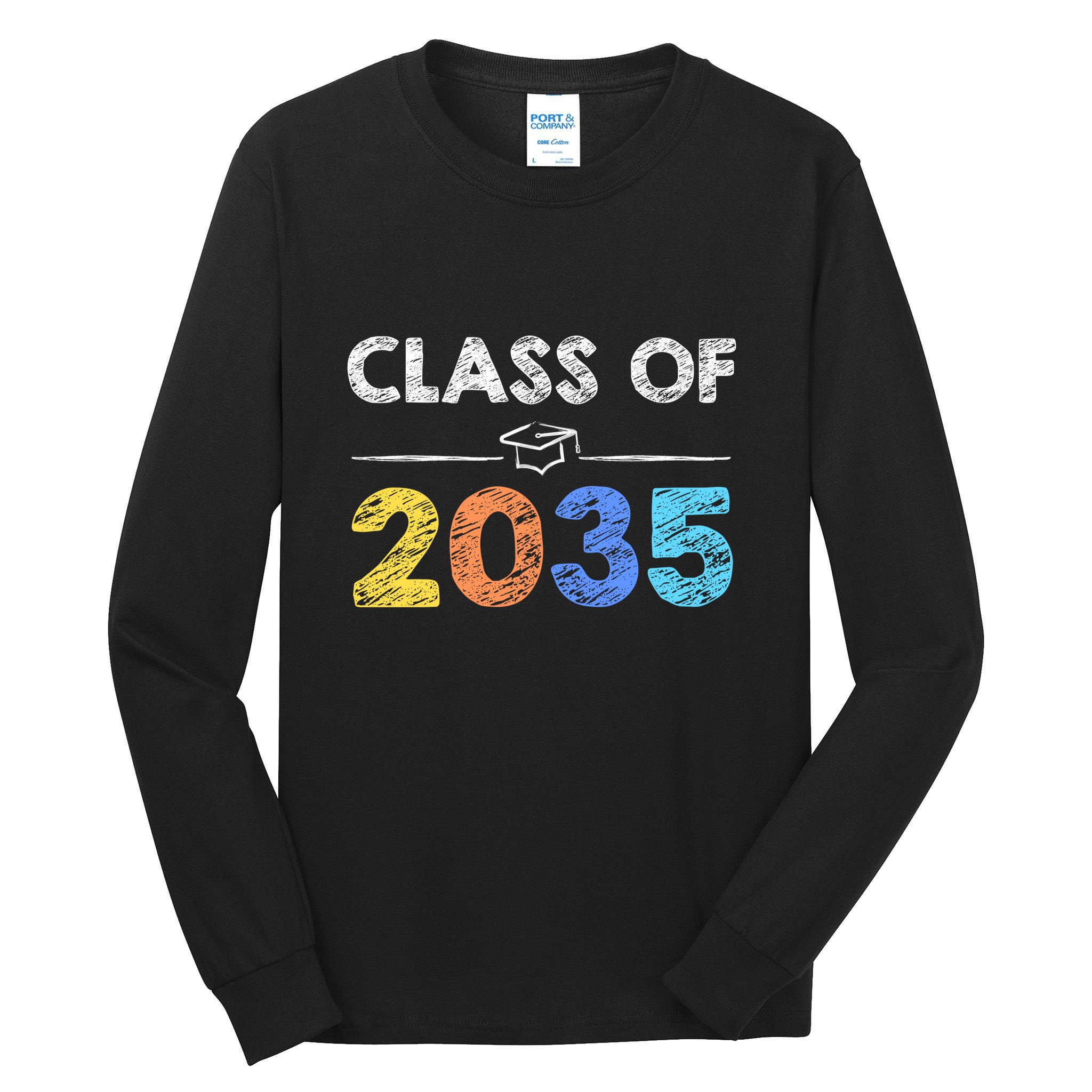 Class Of 2035 Future Graduate Tall Long Sleeve T-Shirt