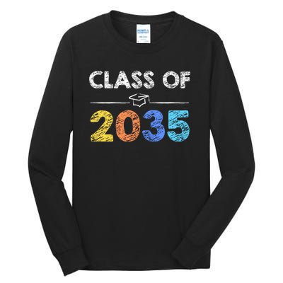 Class Of 2035 Future Graduate Tall Long Sleeve T-Shirt