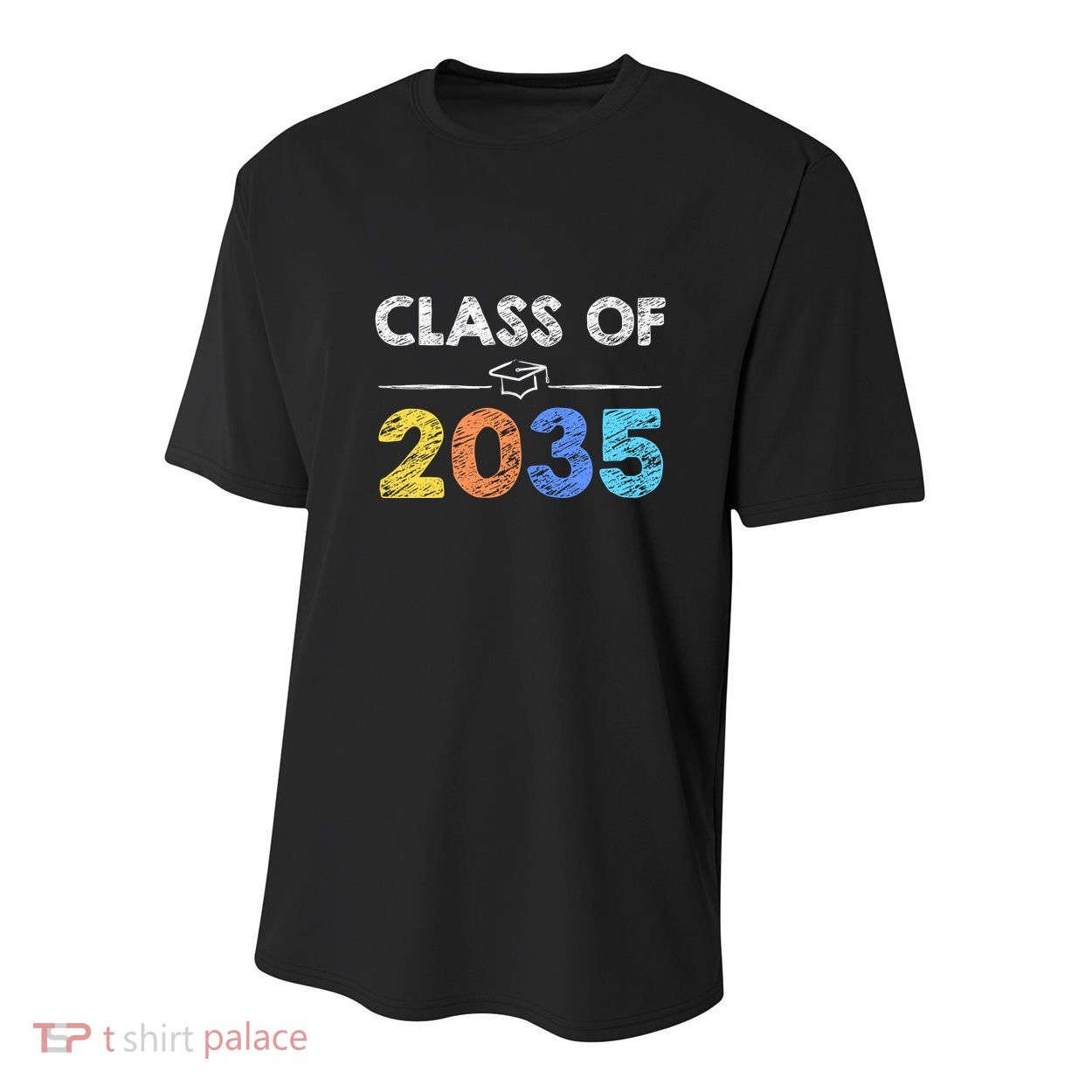 Class Of 2035 Future Graduate Youth Performance Sprint T-Shirt