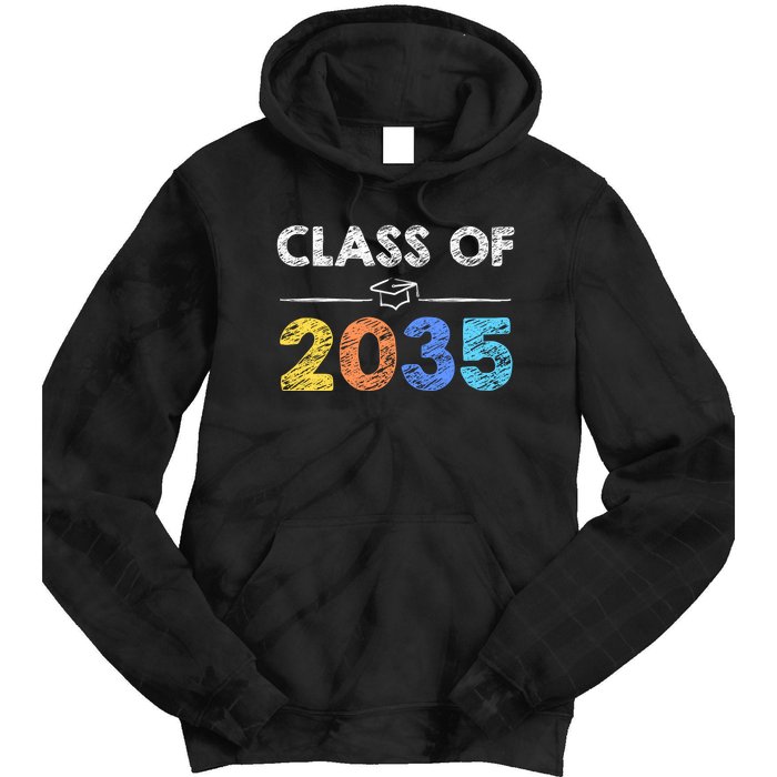 Class Of 2035 Future Graduate Tie Dye Hoodie