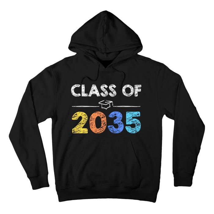 Class Of 2035 Future Graduate Tall Hoodie