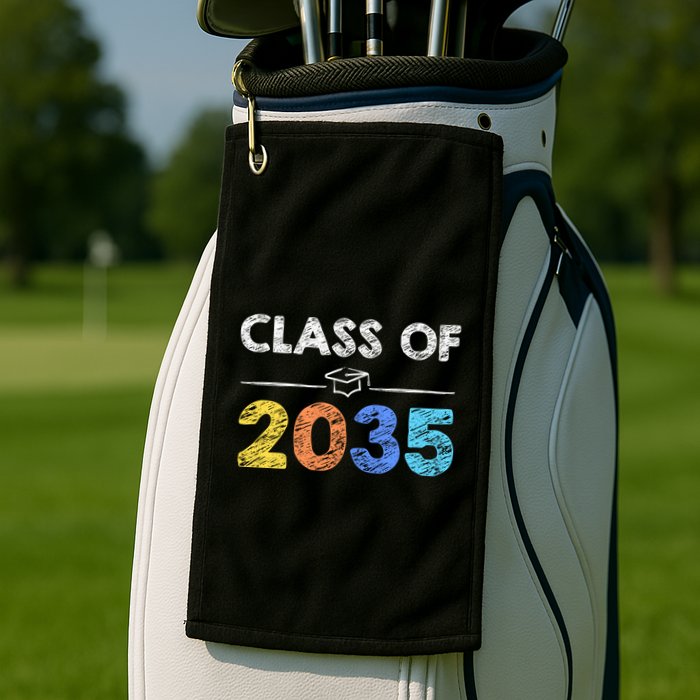 Class Of 2035 Future Graduate Golf Towel