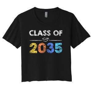 Class Of 2035 Future Graduate Women's Crop Top Tee