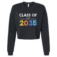 Class Of 2035 Future Graduate Cropped Pullover Crew