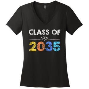 Class Of 2035 Future Graduate Women's V-Neck T-Shirt