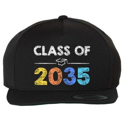 Class Of 2035 Future Graduate Wool Snapback Cap