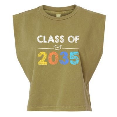 Class Of 2035 Future Graduate Garment-Dyed Women's Muscle Tee