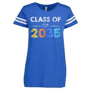 Class Of 2035 Future Graduate Enza Ladies Jersey Football T-Shirt