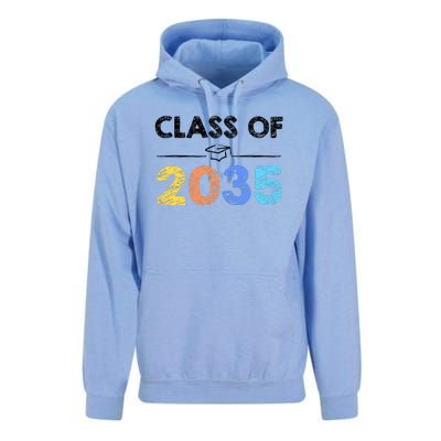 Class Of 2035 Future Graduate Unisex Surf Hoodie