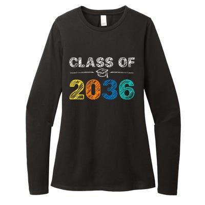 Class of 2036 Grow With Me First Day of School Graduation Womens CVC Long Sleeve Shirt