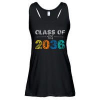 Class of 2036 Grow With Me First Day of School Graduation Ladies Essential Flowy Tank