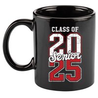 Class Of 2025 Senior 2025 Back To School 2025 Graduation 25 11oz C Handle Ceramic Mug