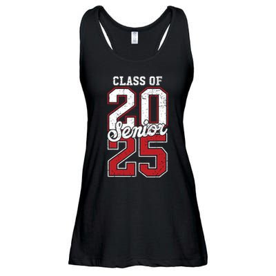 Class Of 2025 Senior 2025 Back To School 2025 Graduation 25 Ladies Essential Flowy Tank