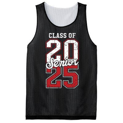 Class Of 2025 Senior 2025 Back To School 2025 Graduation 25 Mesh Reversible Basketball Jersey Tank