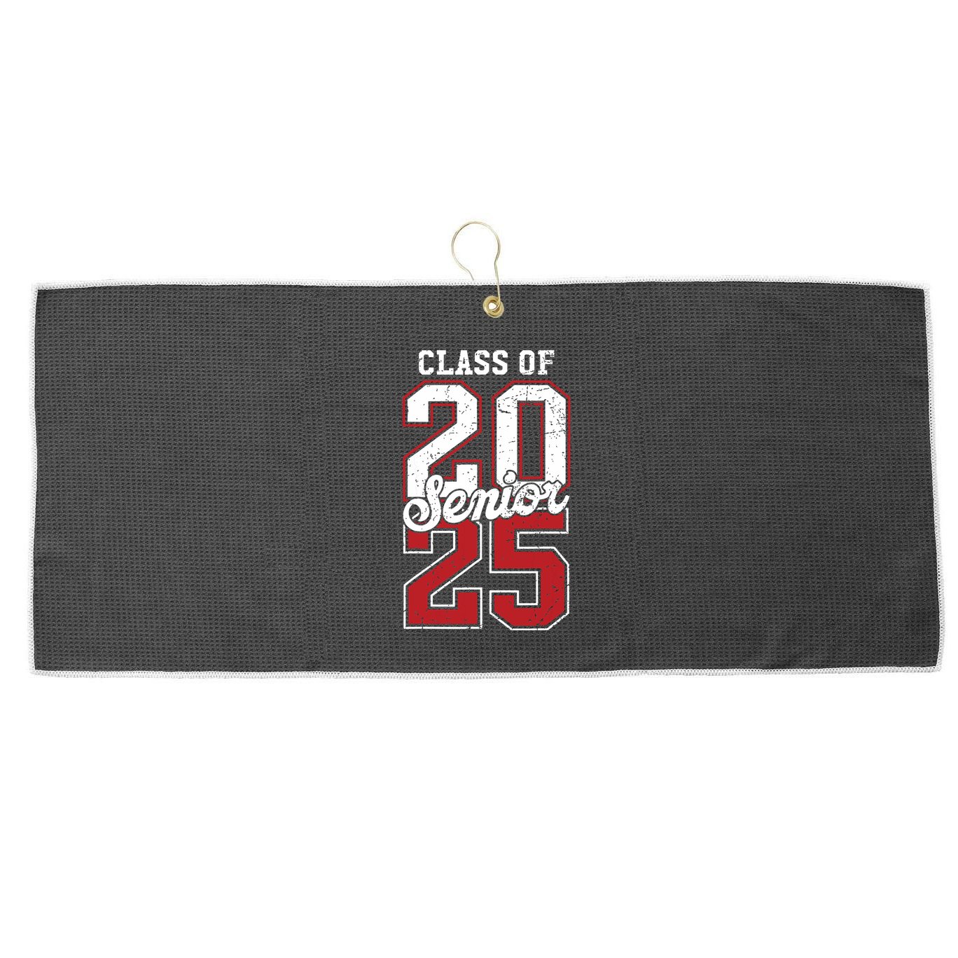 Class Of 2025 Senior 2025 Back To School 2025 Graduation 25 Large Microfiber Waffle Golf Towel