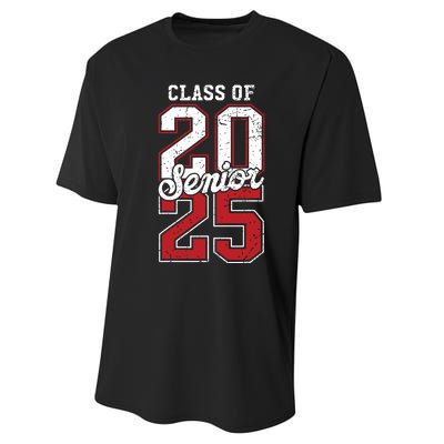 Class Of 2025 Senior 2025 Back To School 2025 Graduation 25 Performance Sprint T-Shirt