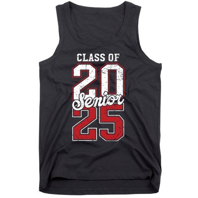 Class Of 2025 Senior 2025 Back To School 2025 Graduation 25 Tank Top