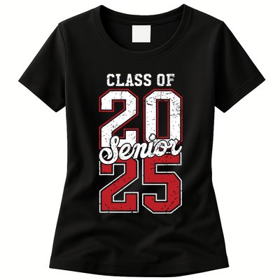 Class Of 2025 Senior 2025 Back To School 2025 Graduation 25 Womens T-Shirt