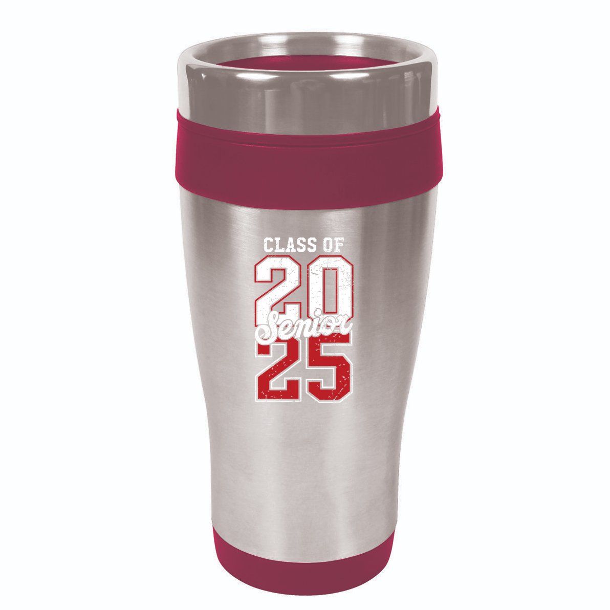 Class Of 2025 Senior 2025 Back To School 2025 Graduation 25 16oz Travel Tumbler