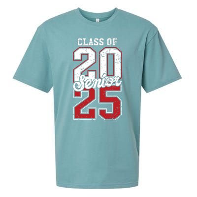 Class Of 2025 Senior 2025 Back To School 2025 Graduation 25 Sueded Cloud Jersey T-Shirt