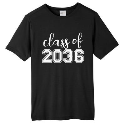 Class of 2036 Grow With Me First Day of School Tall Fusion ChromaSoft Performance T-Shirt