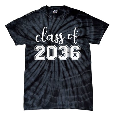 Class of 2036 Grow With Me First Day of School Tie-Dye T-Shirt