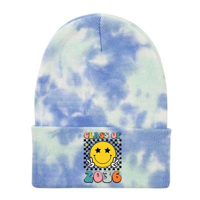 Class Of 2036 Grow With Me First Day Kindergarten Tie Dye 12in Knit Beanie