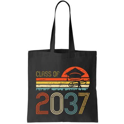 Class Of 2037 Grow With Me Prek Graduate Vintage Retro Bag