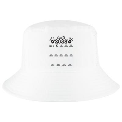 Class Of 2038 Grow With Me Handprint Pre K 12th Grade Cool Comfort Performance Bucket Hat