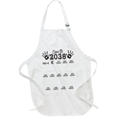 Class Of 2038 Grow With Me Handprint Pre K 12th Grade Apron