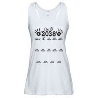 Class Of 2038 Grow With Me Handprint Pre K 12th Grade Ladies Essential Flowy Tank