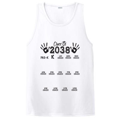 Class Of 2038 Grow With Me Handprint Pre K 12th Grade PosiCharge Competitor Tank