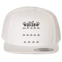 Class Of 2038 Grow With Me Handprint Pre K 12th Grade Wool Snapback Cap