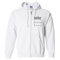 Class Of 2038 Grow With Me Handprint Pre K 12th Grade Full Zip Hoodie