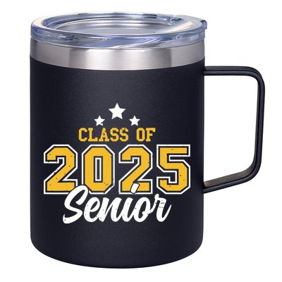 Class Of 2025 Senior 12oz Stainless Steel Coffee Mug