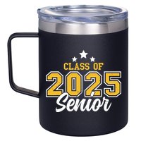 Class Of 2025 Senior 12oz Stainless Steel Coffee Mug