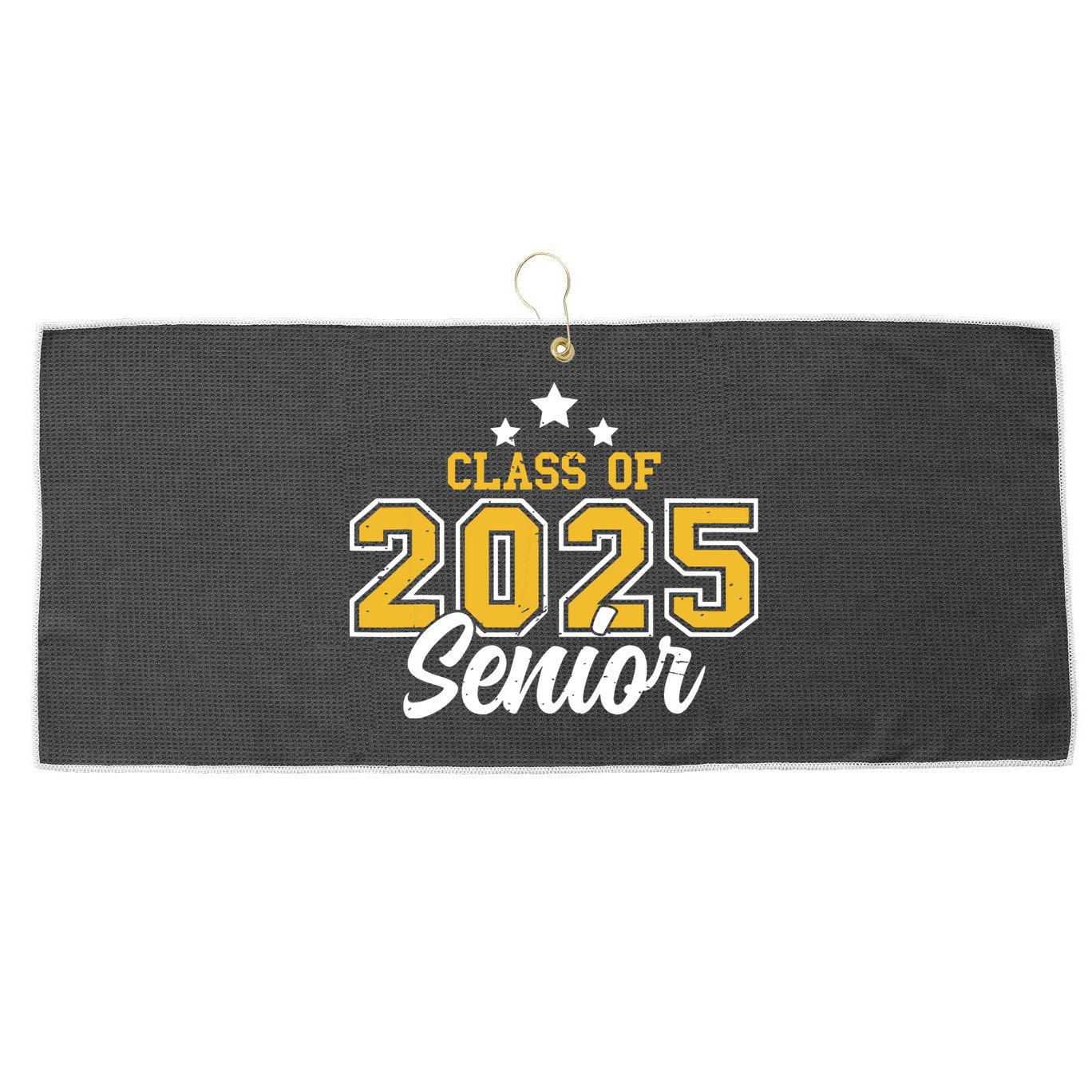 Class Of 2025 Senior Large Microfiber Waffle Golf Towel