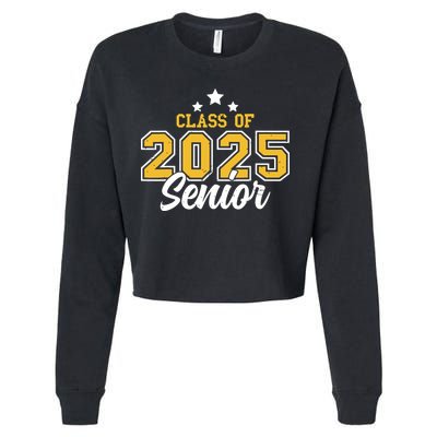 Class Of 2025 Senior Cropped Pullover Crew