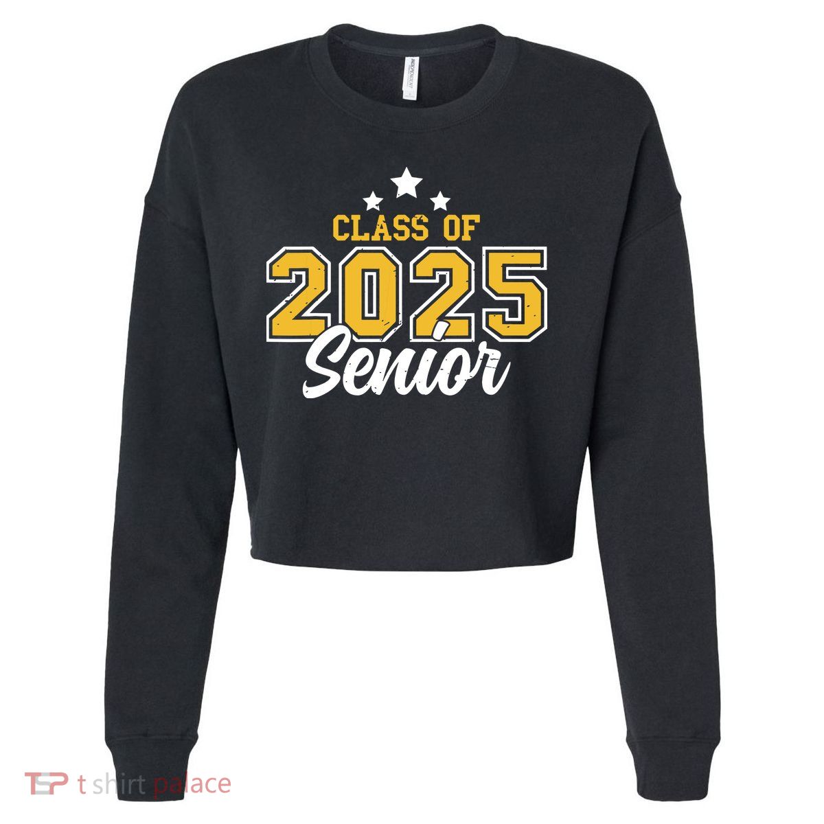 Class Of 2025 Senior Cropped Pullover Crew